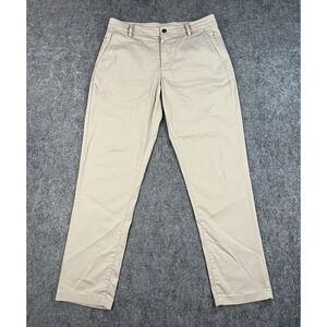 Bird Dogs Boom Pants Mens 32x28 Tan Chino Liner Golf Stretch Casual Technical